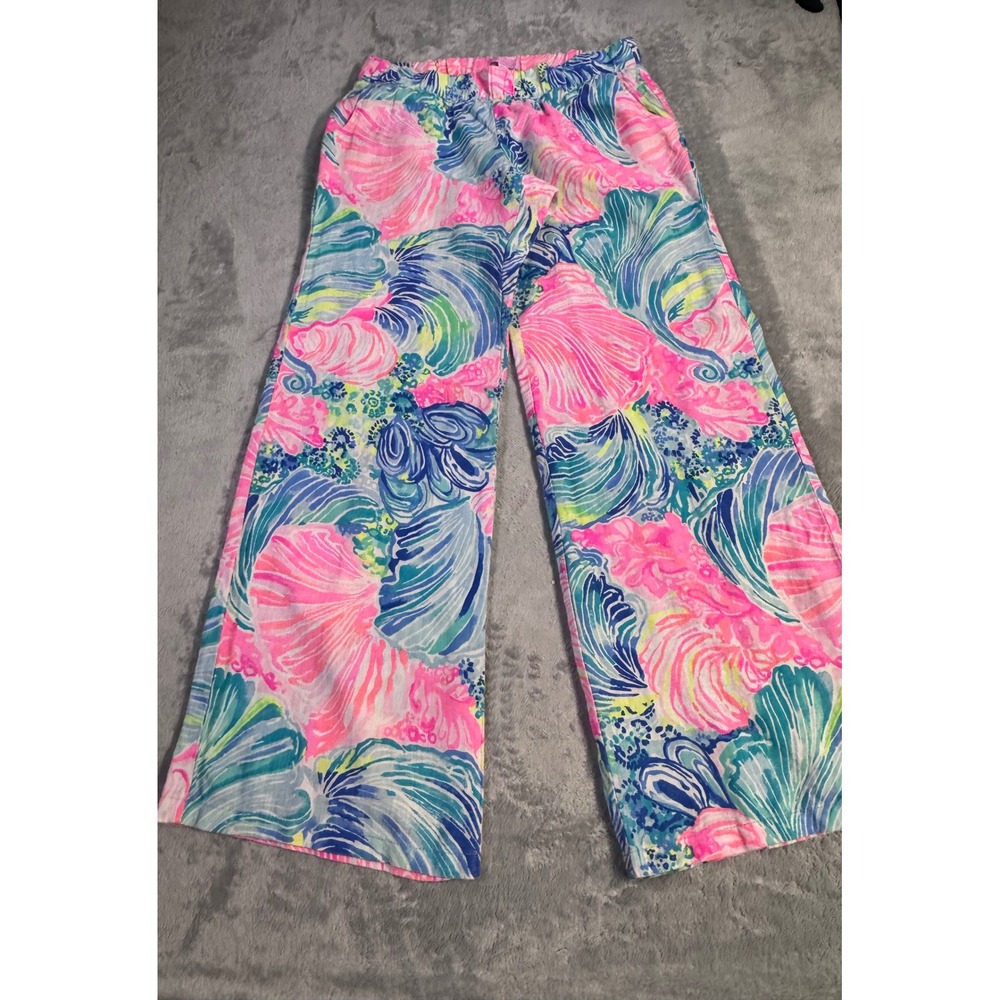 Lilly Pulitzer Linen palazzo pant Size Medium